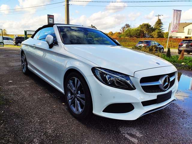 Left hand drive MERCEDES C CLASS 220 d Cabrio 9G-Tronic Navi